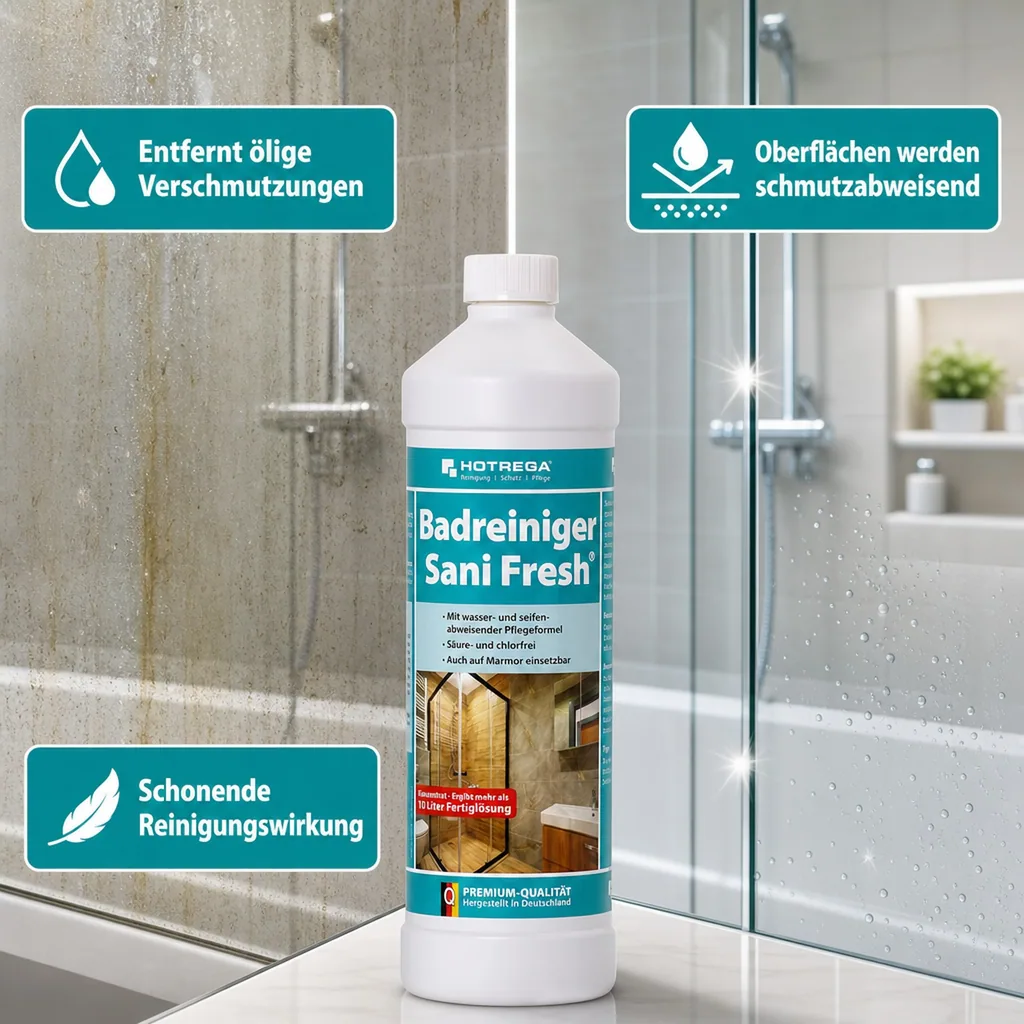 HOTREGA Badreiniger Sani Fresh 1 Liter Konzentrat