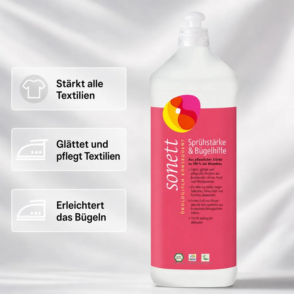 SONETT Sprühstärke und Bügelhilfe 1 Liter