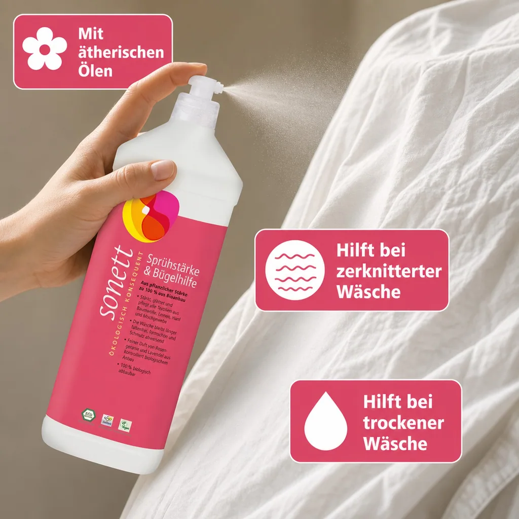 SONETT Sprühstärke und Bügelhilfe 1 Liter