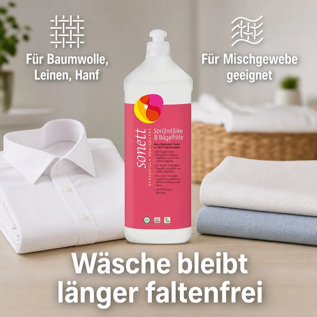 SONETT Sprühstärke und Bügelhilfe 1 Liter