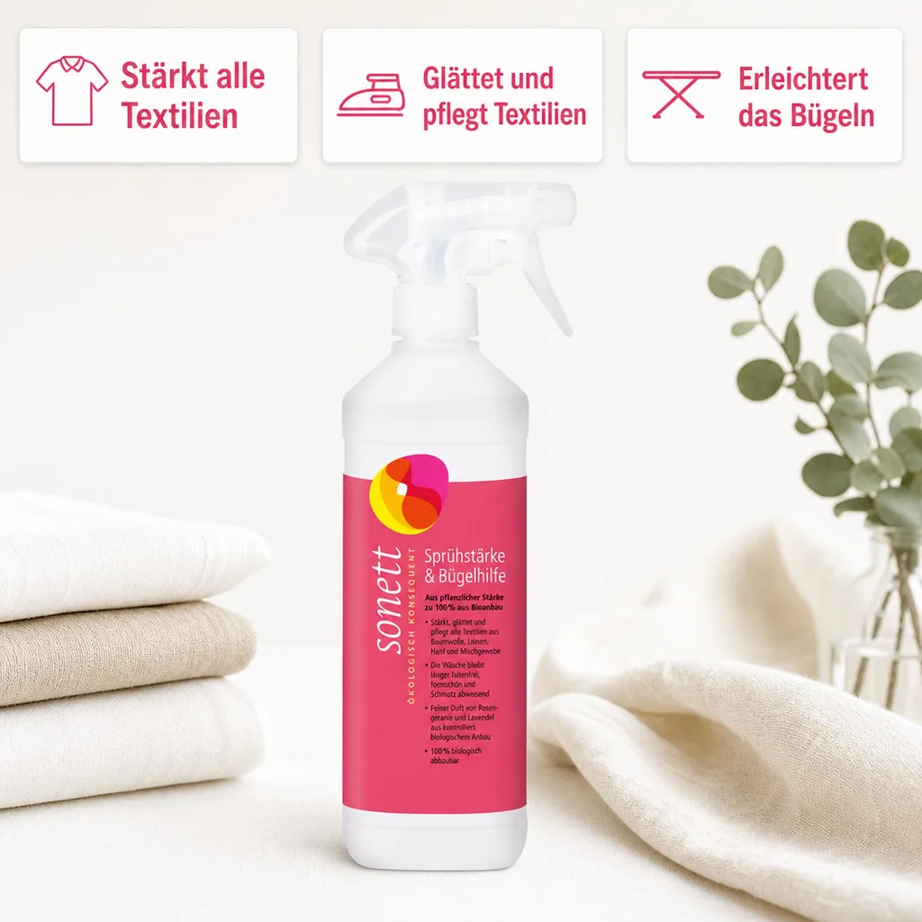 SONETT Sprühstärke und Bügelhilfe 500ml