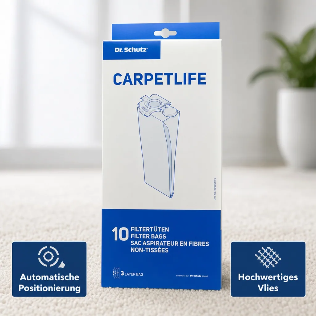 DR. SCHUTZ Carpetlife Vliesfiltertüten 10 Stück Packung