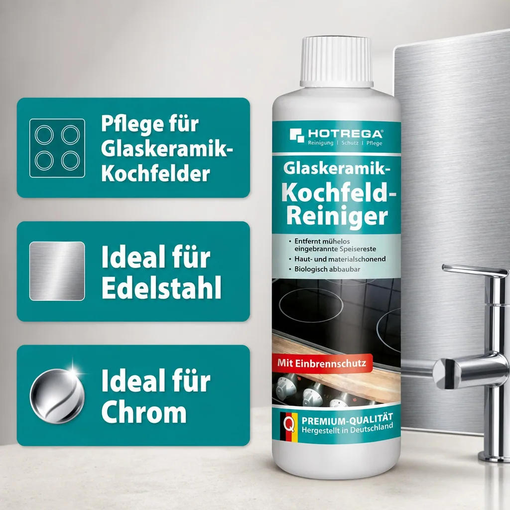 HOTREGA Glaskeramik Kochfeldreiniger 250 ml