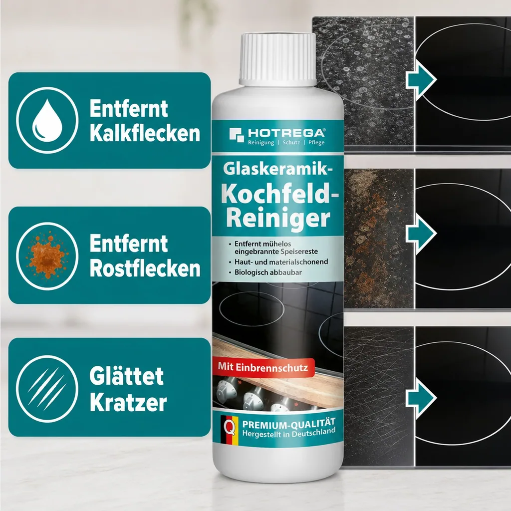 HOTREGA Glaskeramik Kochfeldreiniger 250 ml