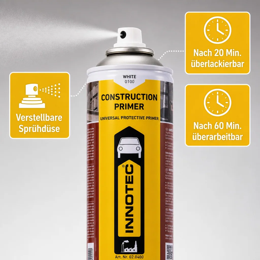 INNOTEC Construction Primer 500ml Grundierung weiß