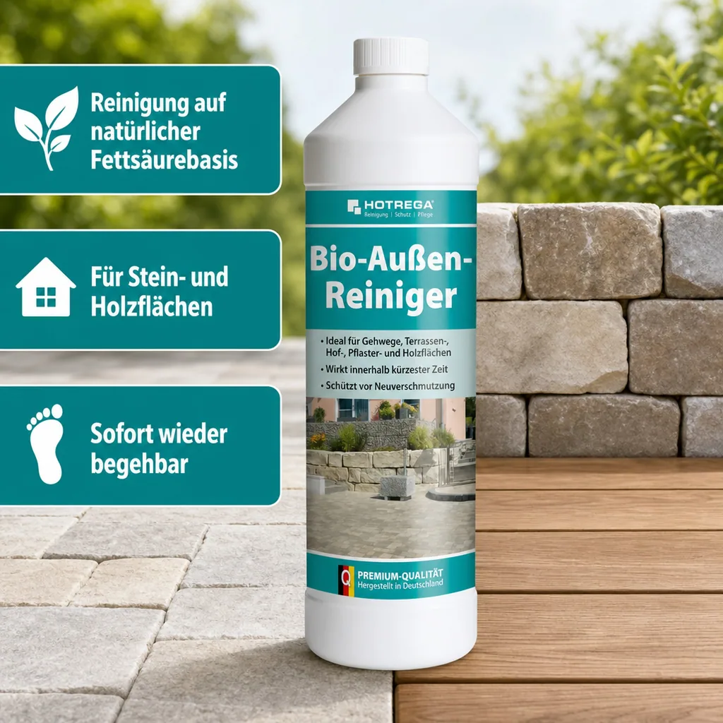 HOTREGA Bio Außen Reiniger 1 Liter Konzentrat