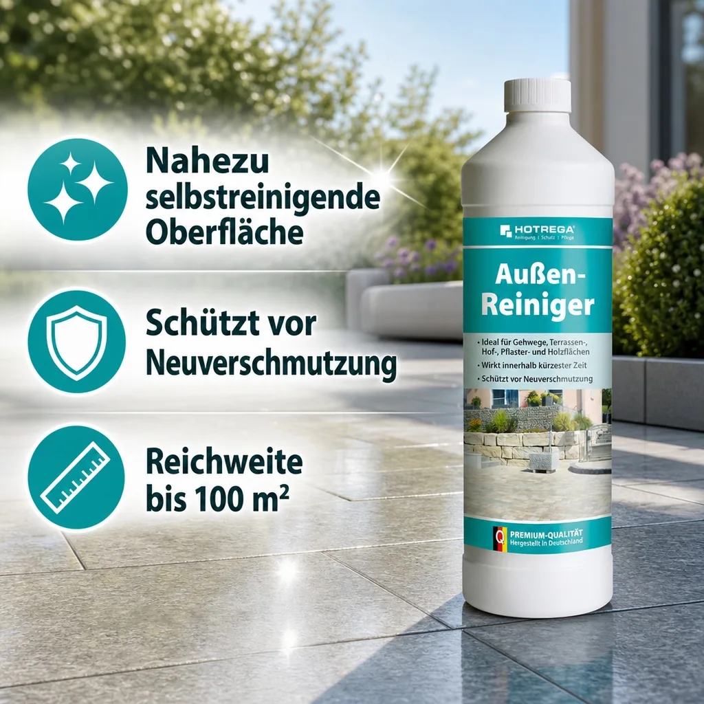 HOTREGA Außen-Reiniger 1 Liter Konzentrat