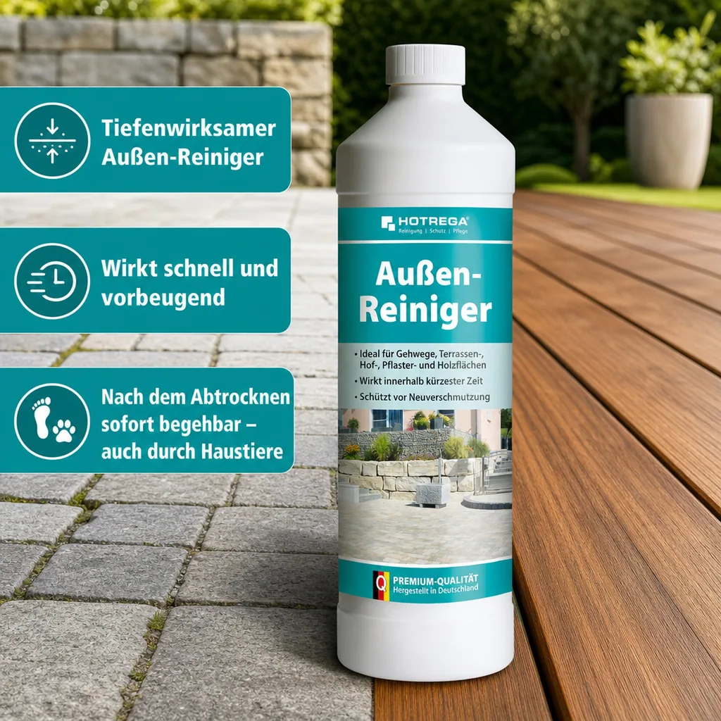 HOTREGA Außen-Reiniger 1 Liter Konzentrat