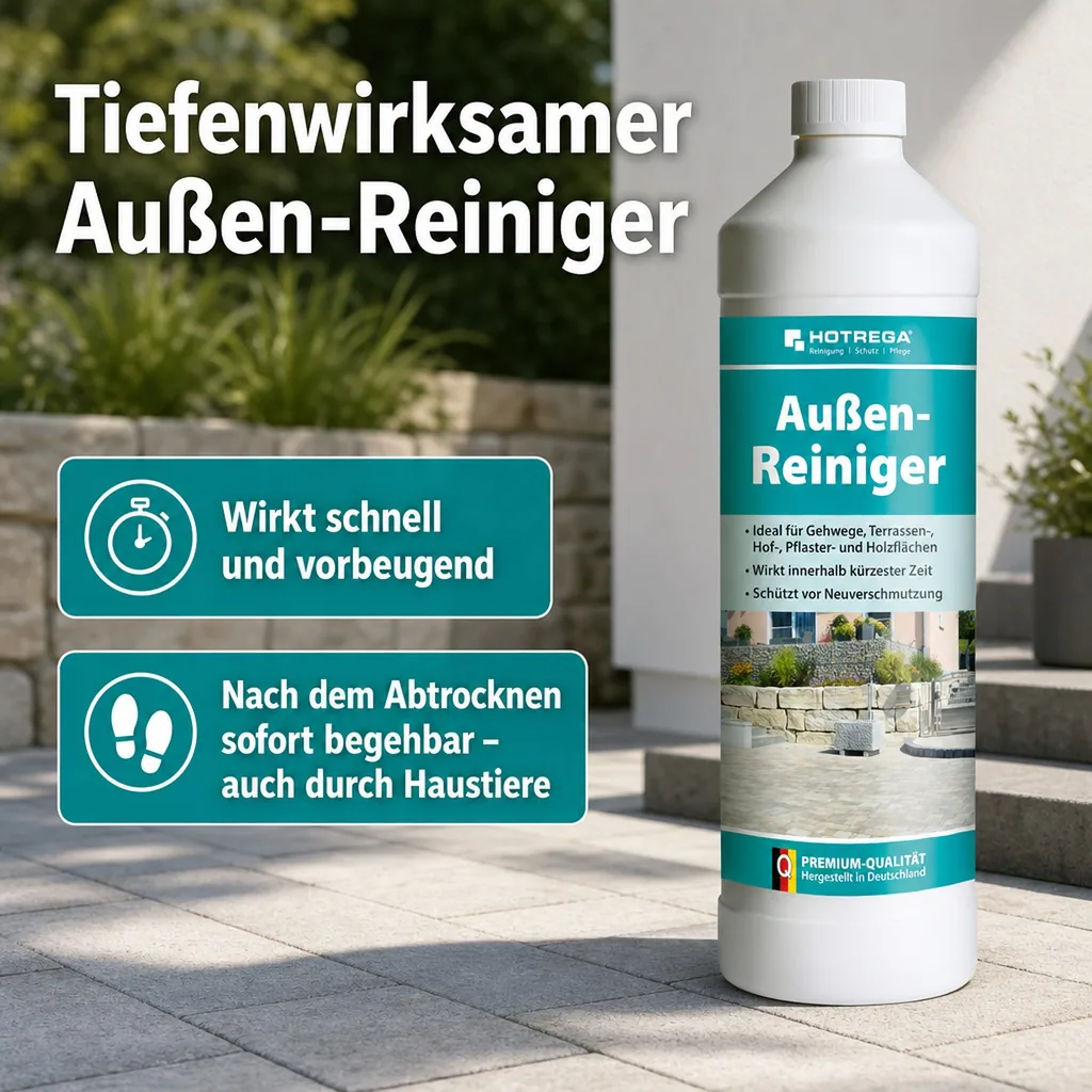HOTREGA Außen-Reiniger 1 Liter Konzentrat