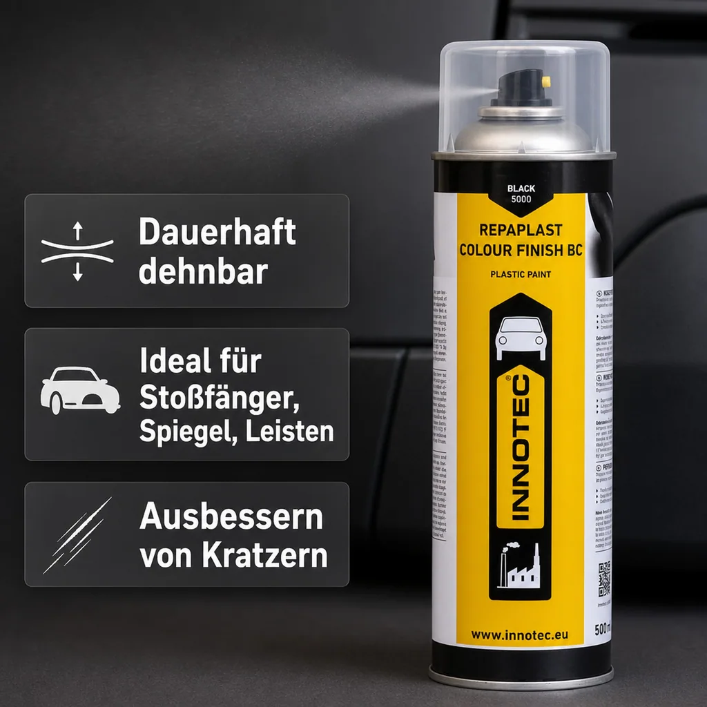 INNOTEC Repaplast Colour Finish BC 500ml schwarz