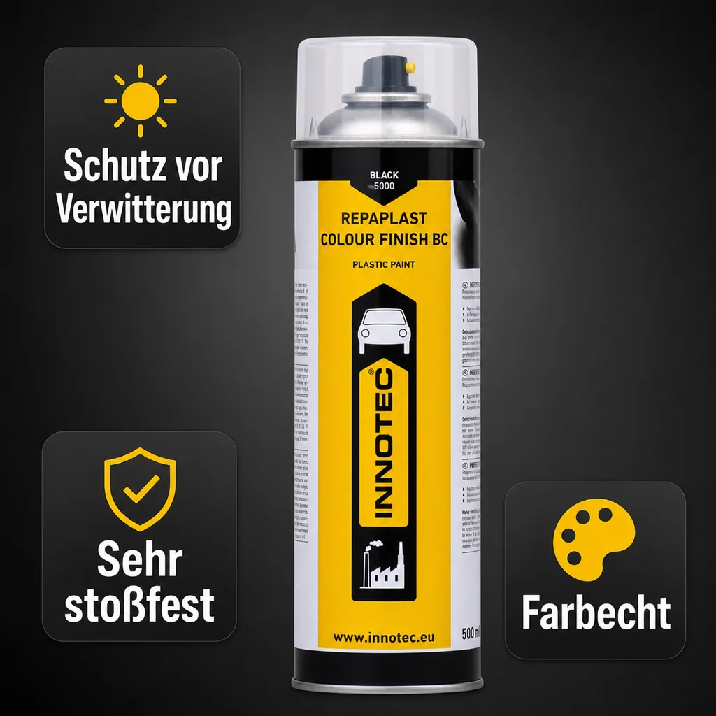 INNOTEC Repaplast Colour Finish BC 500ml schwarz