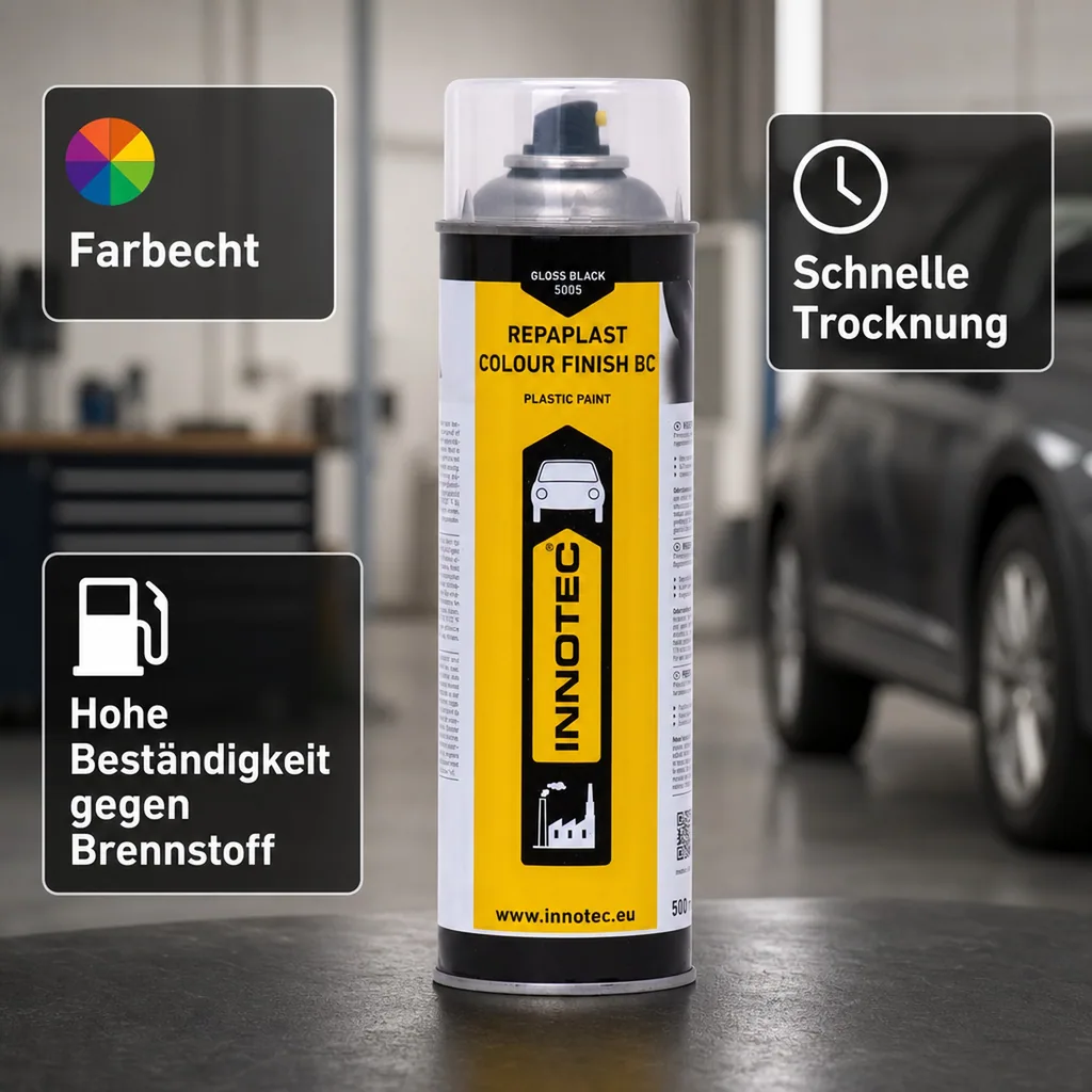INNOTEC Repaplast Colour Finish BC 500ml black gloss