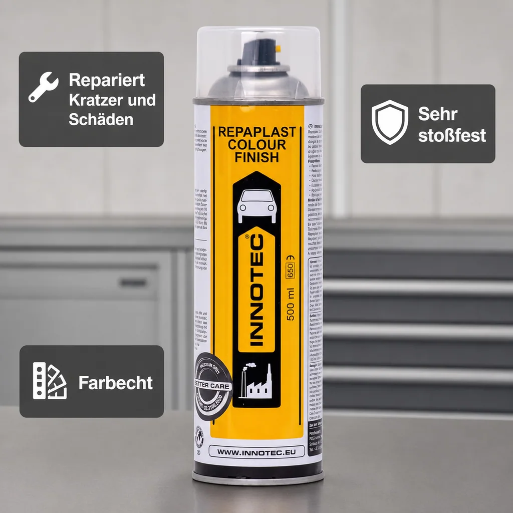 INNOTEC Repaplast Colour Finish BC 500ml mittelgrau