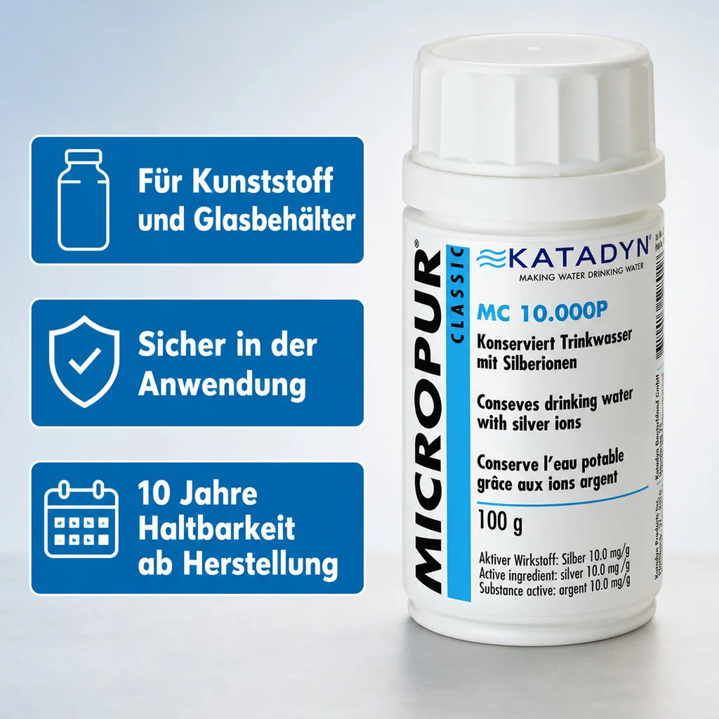 KATADYN Micropur Classic MC 10000P - 100g Pulver