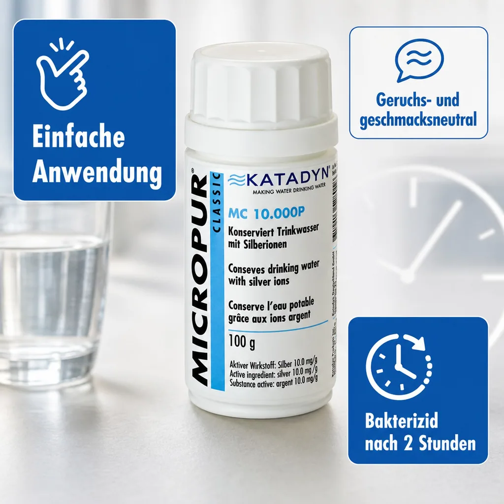 KATADYN Micropur Classic MC 10000P - 100g Pulver
