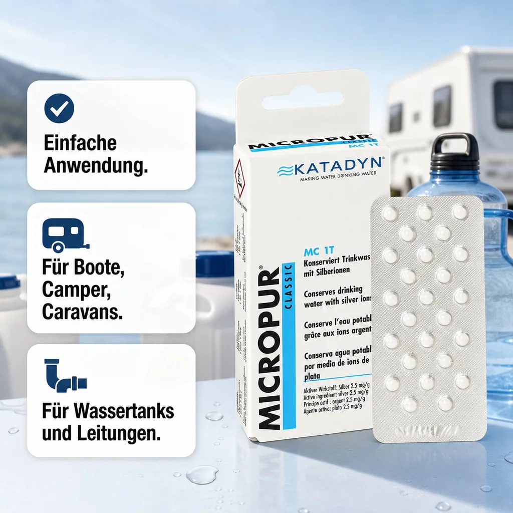KATADYN Micropur Classic MC 1T - 100 Tabletten 4 x 25 Tabletten