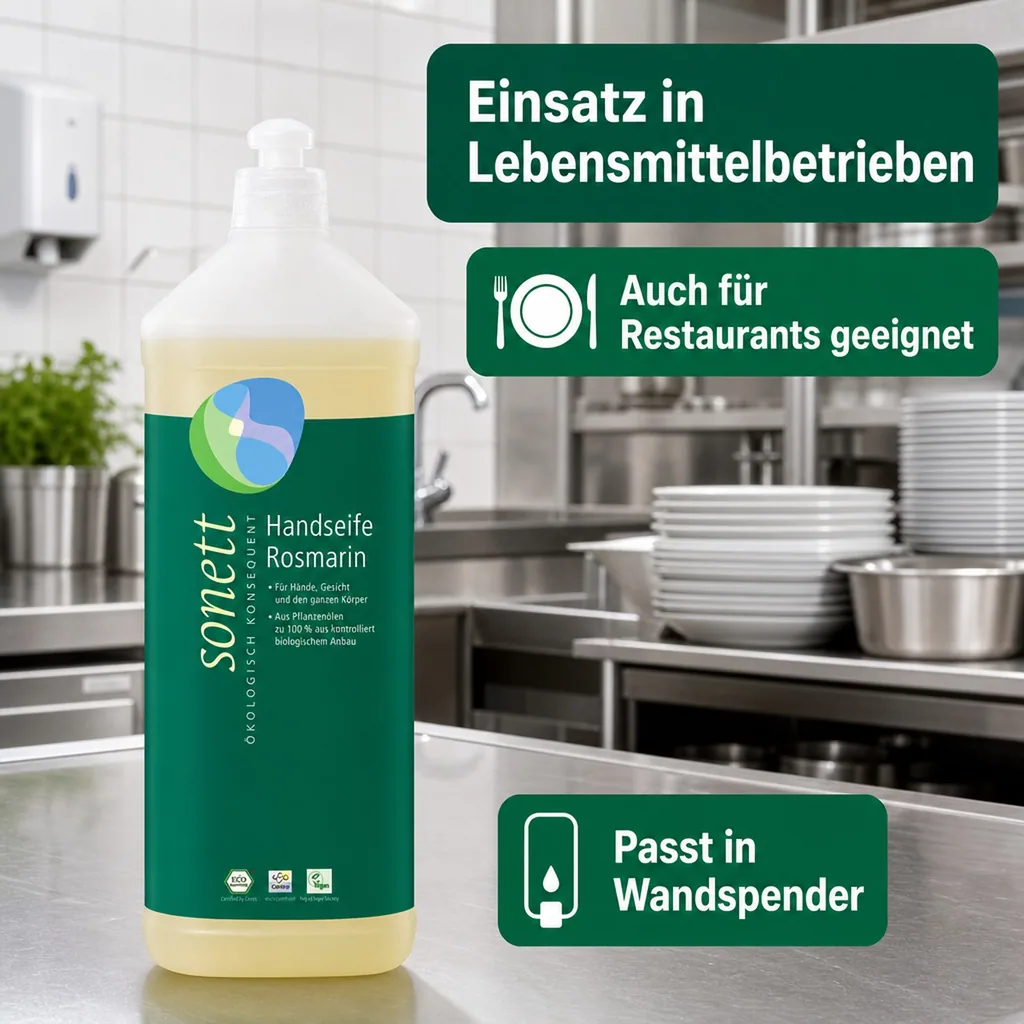 SONETT Handseife Rosemarin 1 Liter Nachfüllflasche
