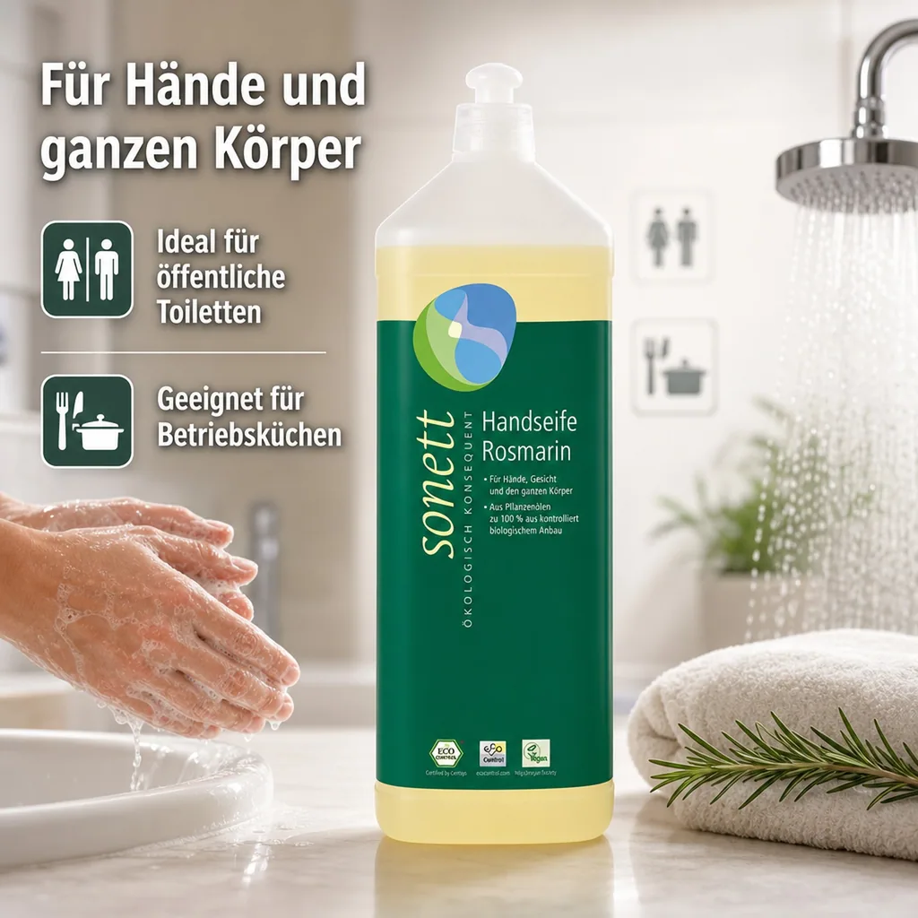 SONETT Handseife Rosemarin 1 Liter Nachfüllflasche