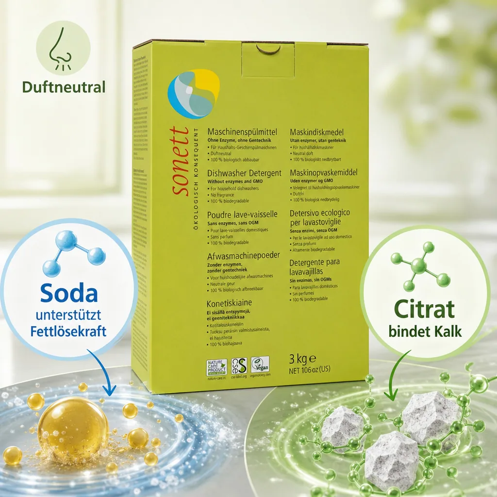 SONETT Maschinenspülmittel 3kg Pulverkonzentrat