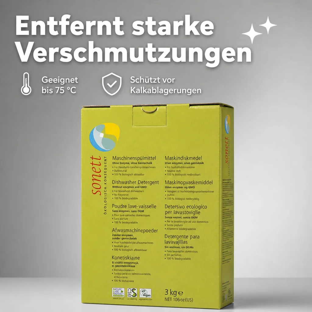 SONETT Maschinenspülmittel 3kg Pulverkonzentrat