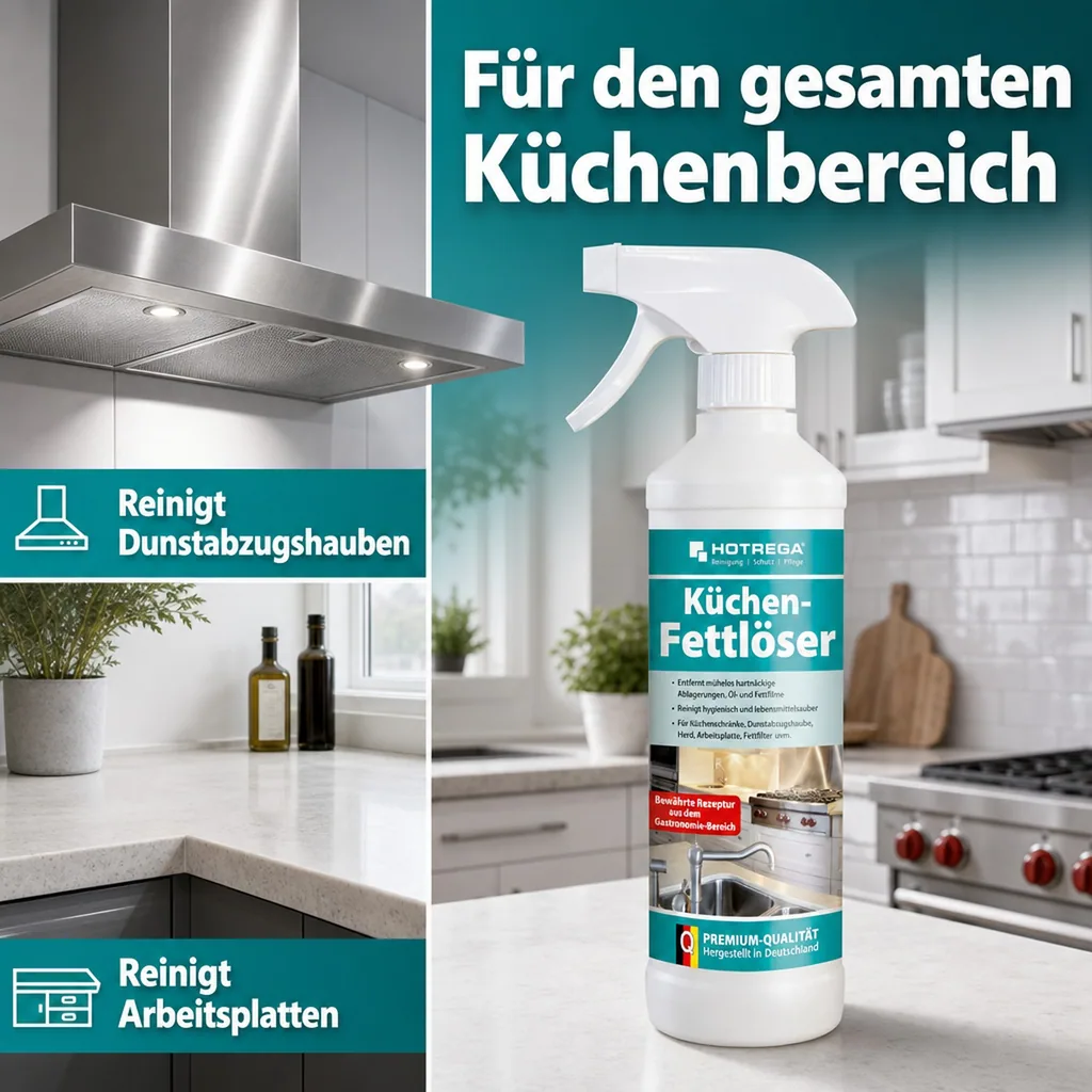 HOTREGA Küchen Fettlöser 500 ml gebrauchsfertig