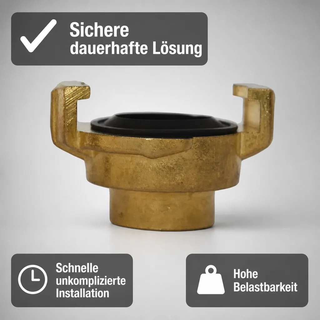 Messing Gewinde, Fitting Innengewinde 1/2 Zoll, Schnellkupplung