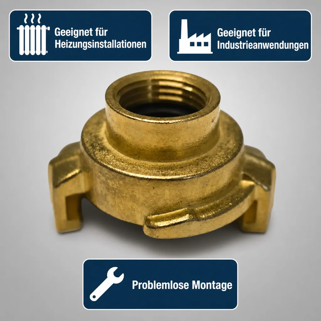 Messing Gewinde, Fitting Innengewinde 1/2 Zoll, Schnellkupplung