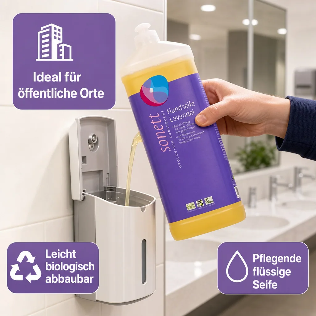 SONETT Handseife Lavendel 1 Liter Nachfüllflasche
