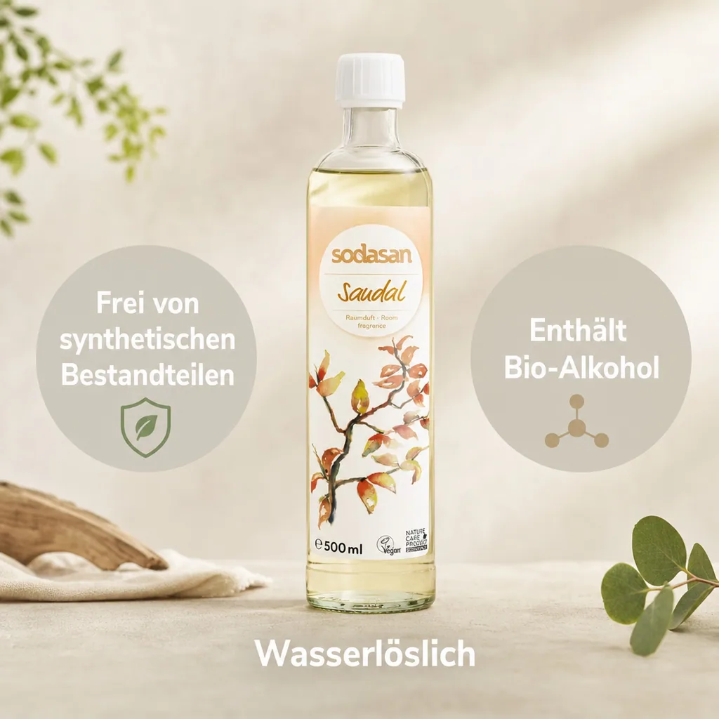 SODASAN Raumduft senses SANDELHOLZ 500ml Nachfüller