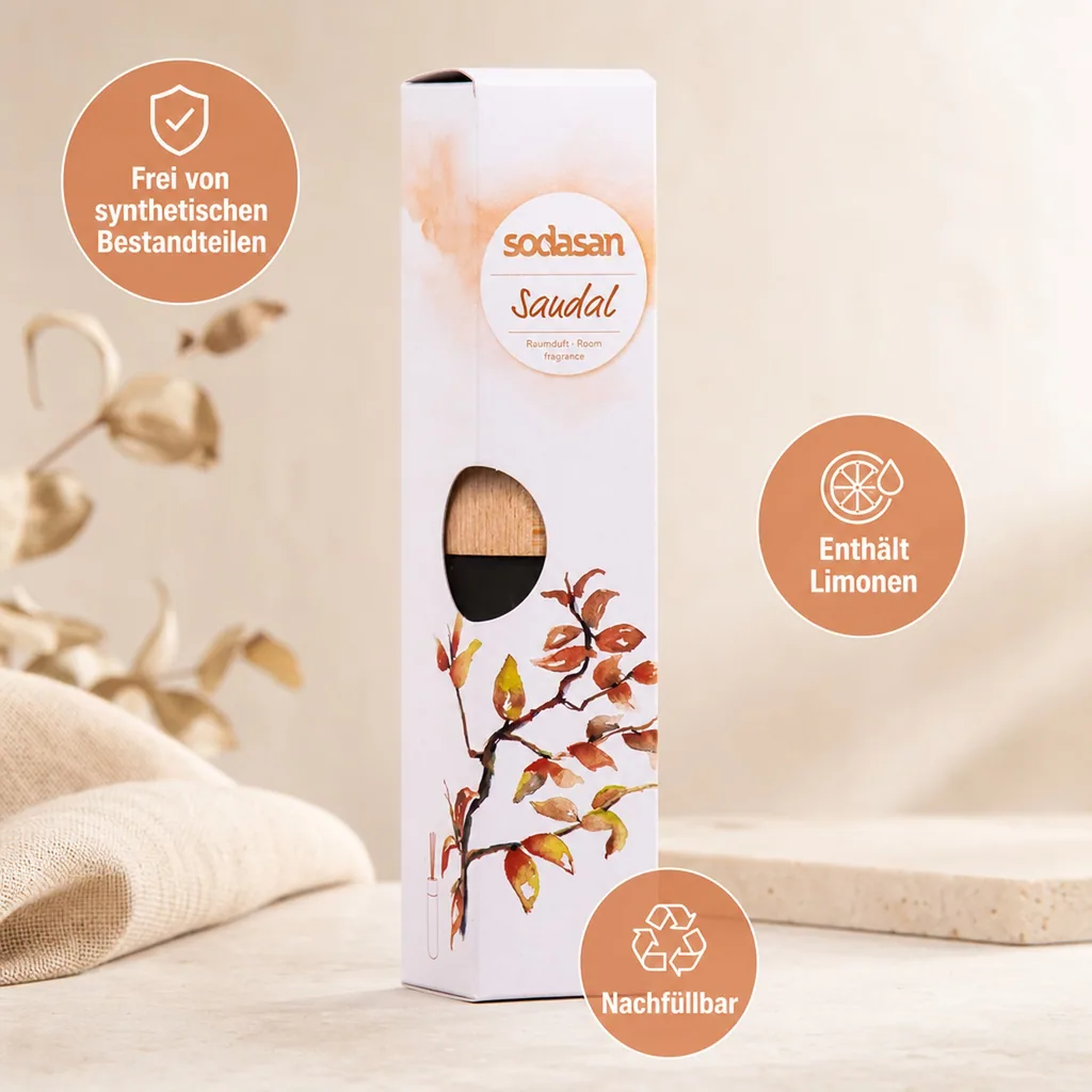 SODASAN Raumduft senses SANDELHOLZ 200ml Lufterfrischer