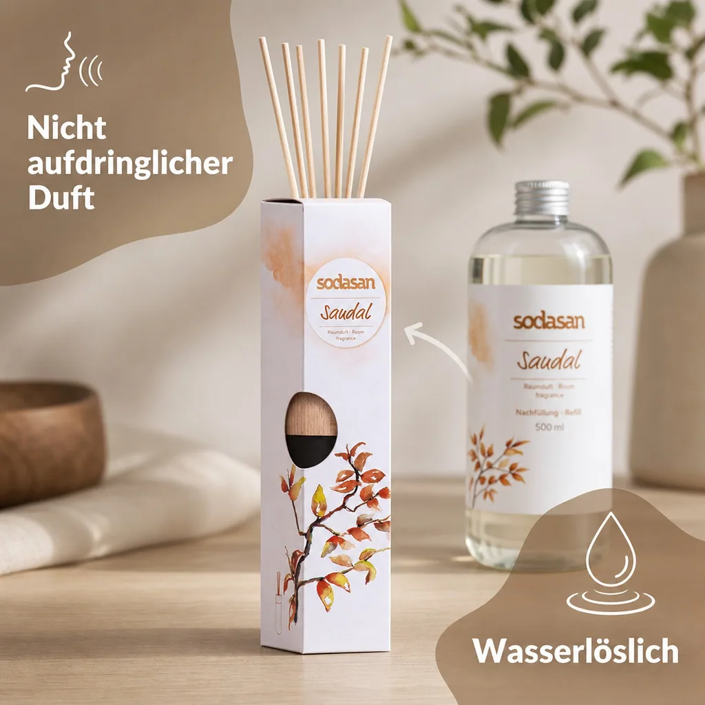 SODASAN Raumduft senses SANDELHOLZ 200ml Lufterfrischer