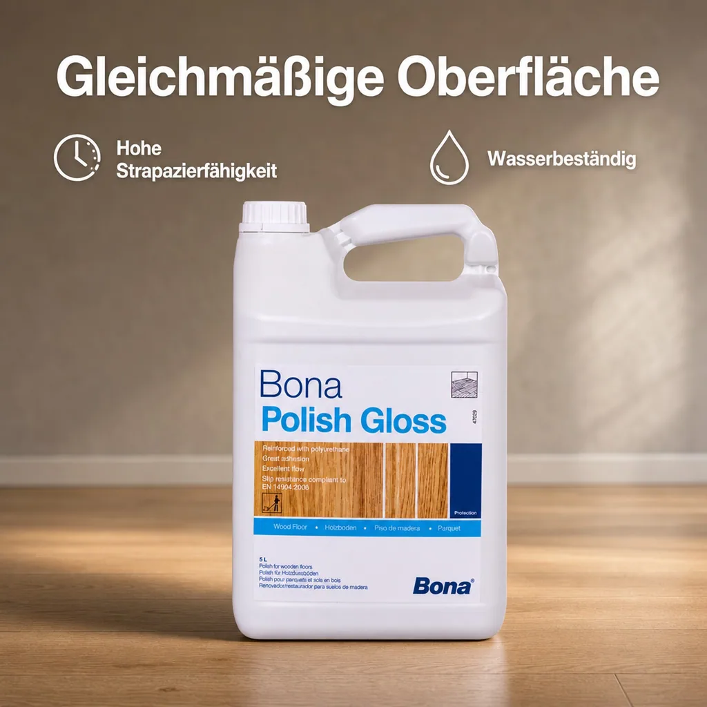 BONA Polish 5 Liter glänzend Parkettpflegemittel