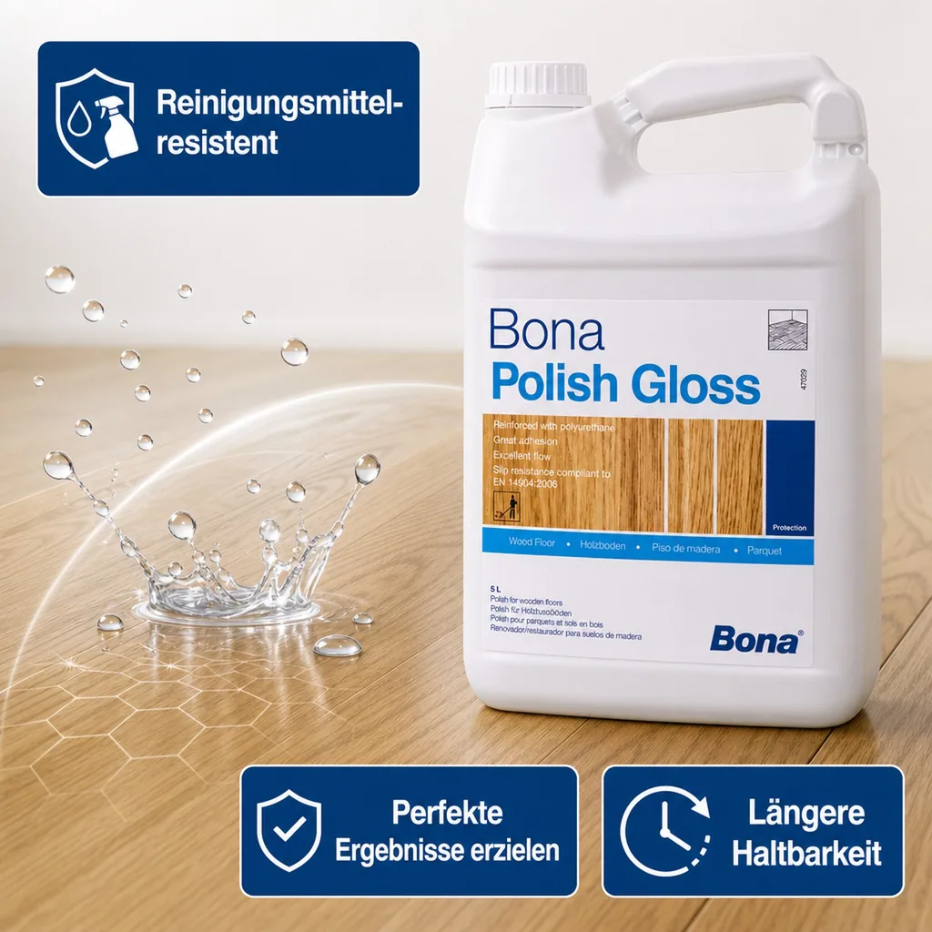 BONA Polish 5 Liter glänzend Parkettpflegemittel