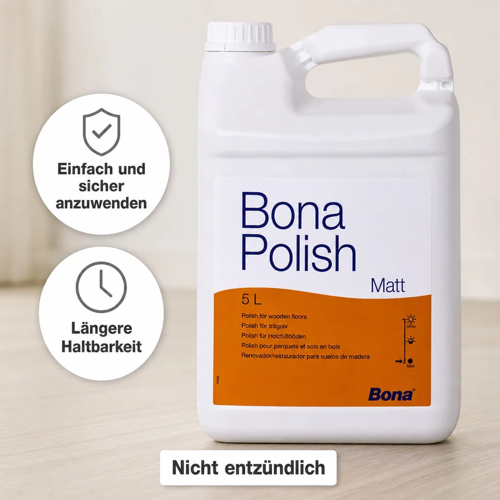BONA Polish 5 Liter matt Parkettpflegemittel