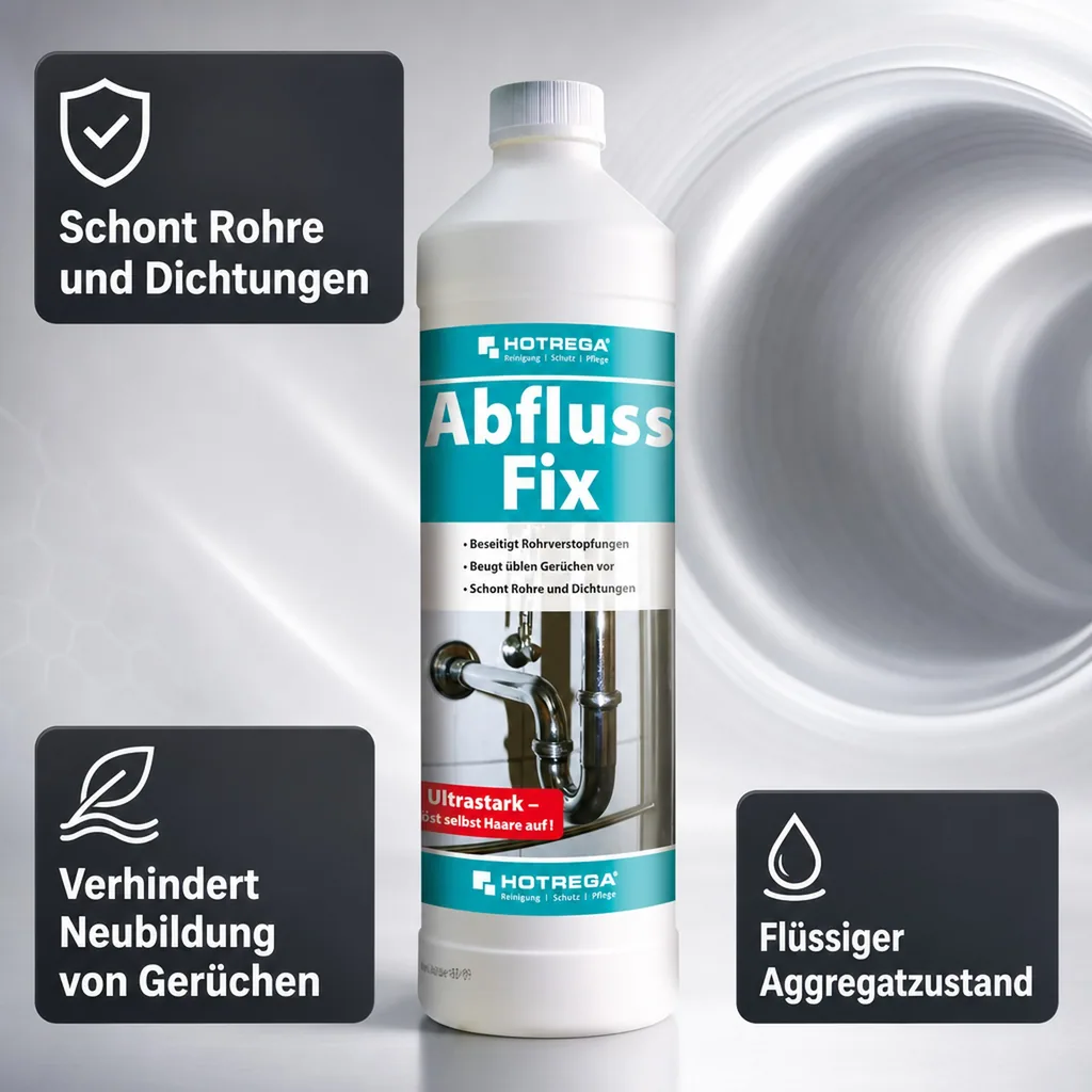 HOTREGA Abfluss Fix 1 Liter Konzentrat