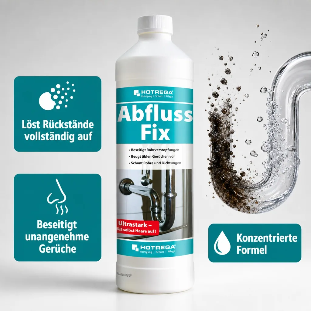 HOTREGA Abfluss Fix 1 Liter Konzentrat