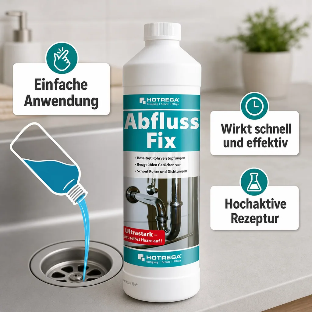 HOTREGA Abfluss Fix 1 Liter Konzentrat