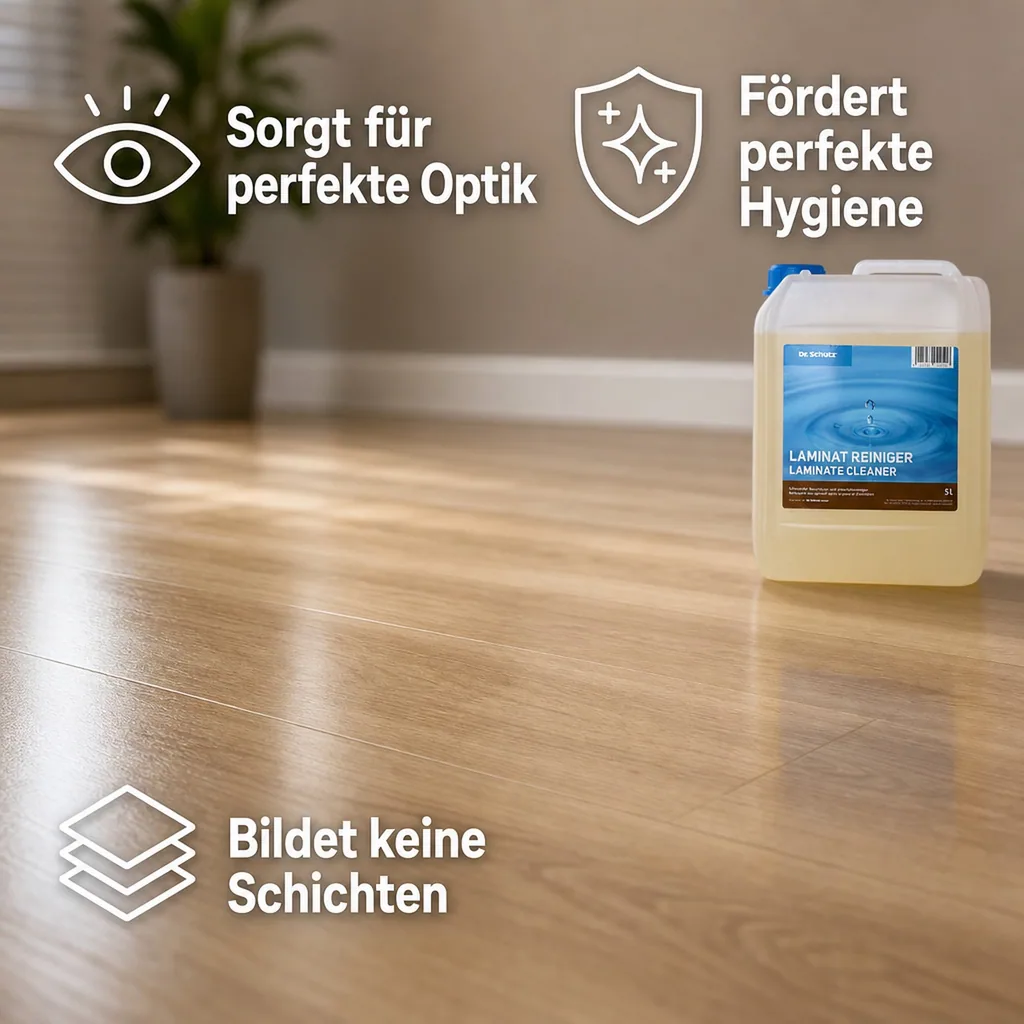 DR. SCHUTZ Laminat Reiniger 5 Liter Neutralreiniger für alle Laminatböden