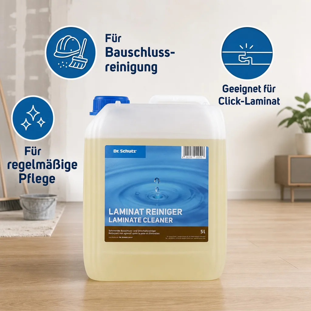 DR. SCHUTZ Laminat Reiniger 5 Liter Neutralreiniger für alle Laminatböden