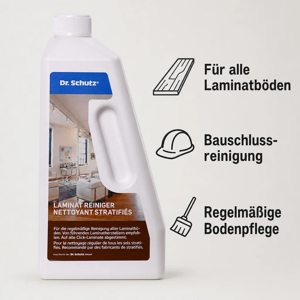 DR. SCHUTZ Laminat Reiniger 750ml Neutralreiniger für alle Laminatböden