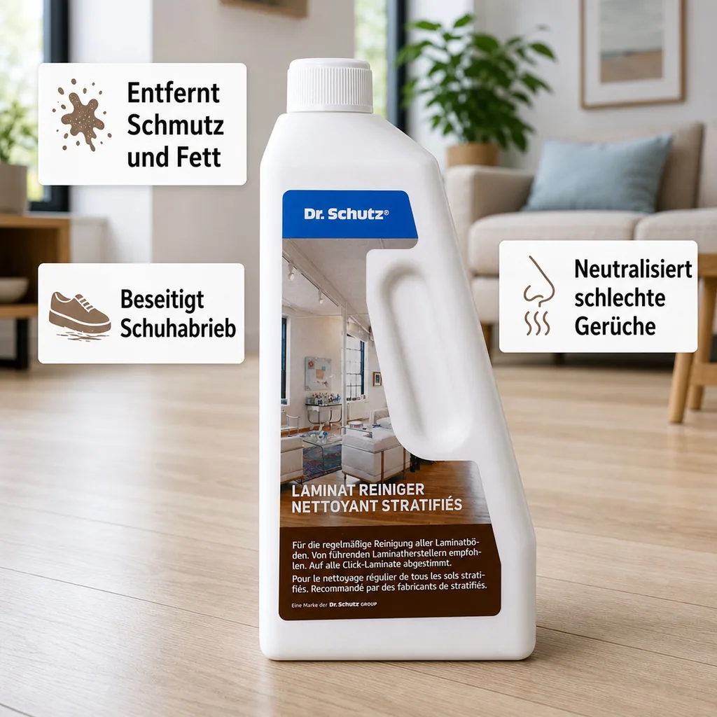 DR. SCHUTZ Laminat Reiniger 750ml Neutralreiniger für alle Laminatböden