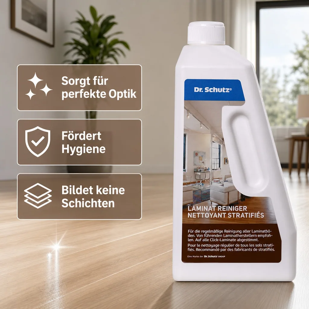 DR. SCHUTZ Laminat Reiniger 750ml Neutralreiniger für alle Laminatböden