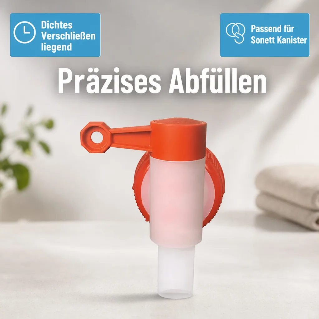 SONETT Auslaufhahn für 5 Liter und 10 Liter Kanister