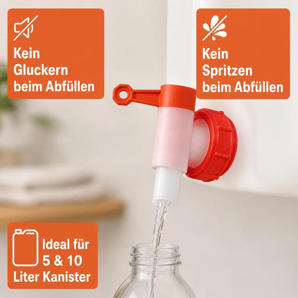 SONETT Auslaufhahn für 5 Liter und 10 Liter Kanister