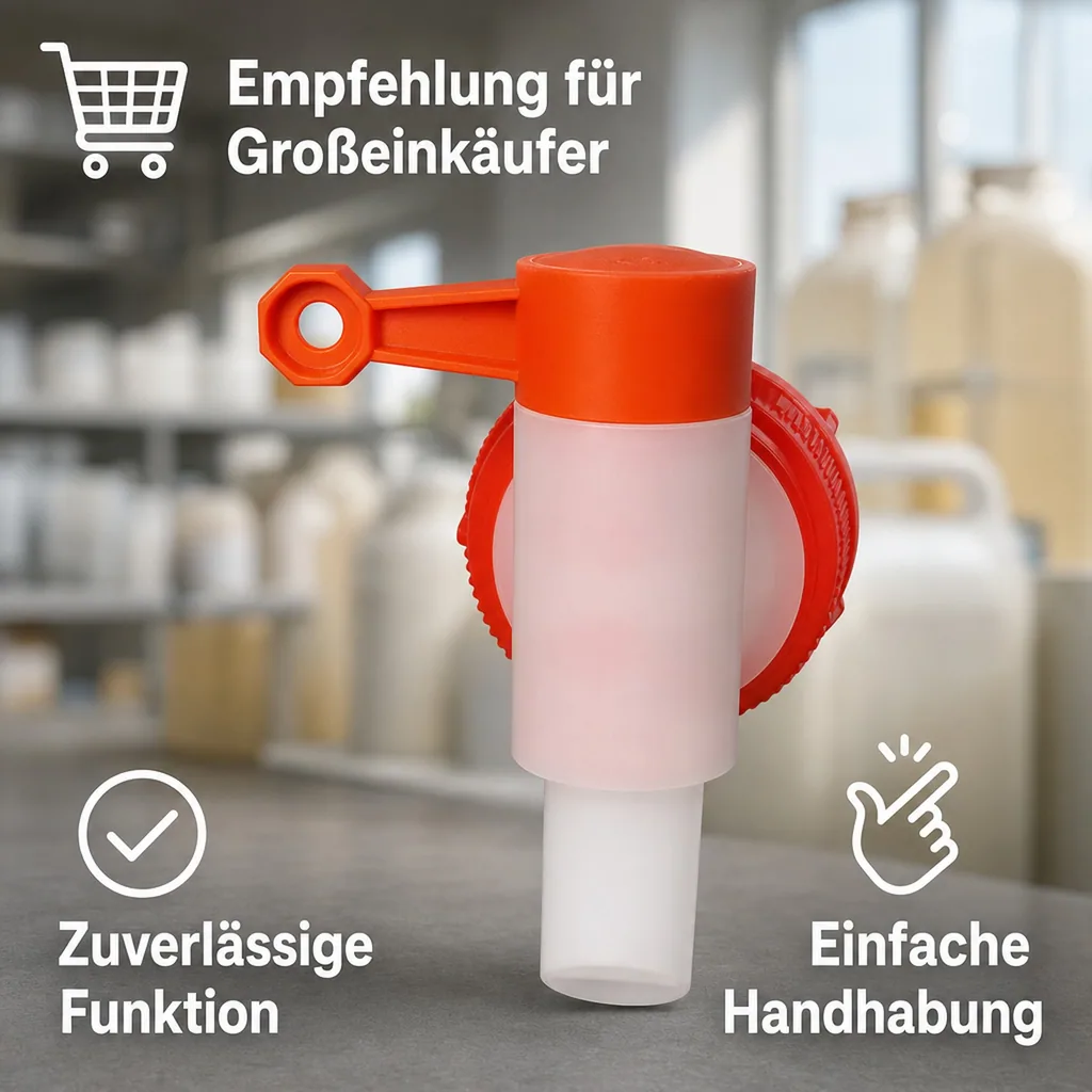 SONETT Auslaufhahn für 5 Liter und 10 Liter Kanister