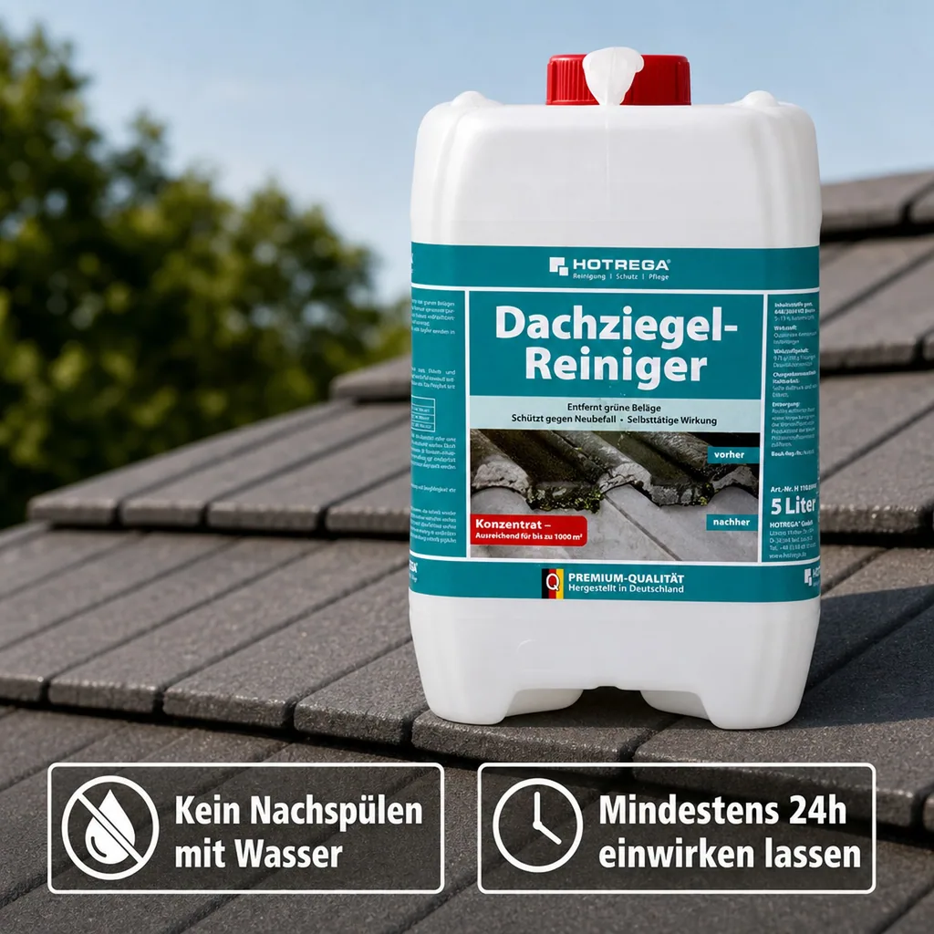 HOTREGA Dachziegel Reiniger Konzentrat 5 Liter