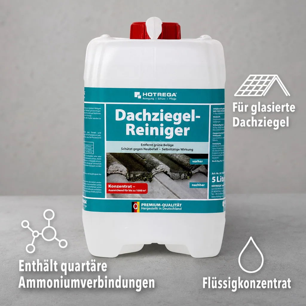 HOTREGA Dachziegel Reiniger Konzentrat 5 Liter