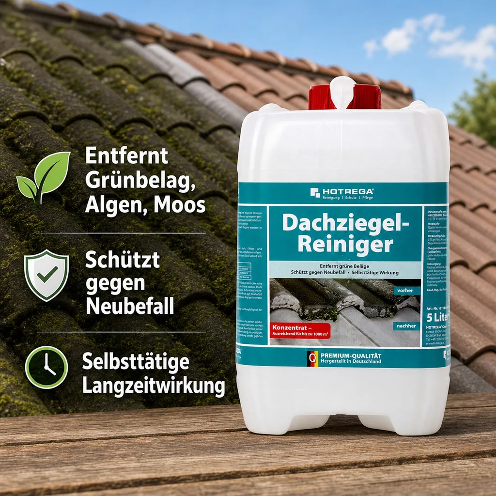 HOTREGA Dachziegel Reiniger Konzentrat 5 Liter