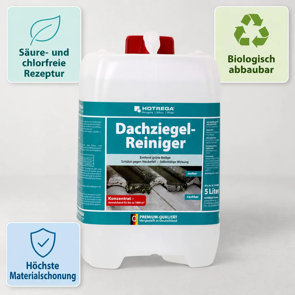 HOTREGA Dachziegel Reiniger Konzentrat 5 Liter