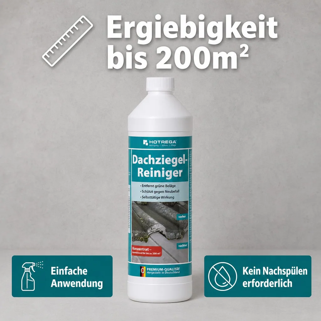 HOTREGA Dachziegel Reiniger Konzentrat 1 Liter